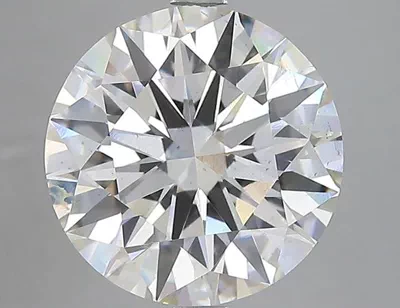 7.01ct G SI1 Rare Carat Ideal Cut Round Lab Grown Diamond