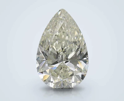 5.01ct K SI2 Rare Carat Ideal Cut Pear Diamond