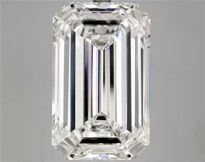 13.67ct F VVS2 Rare Carat Ideal Cut Emerald Lab Grown Diamond