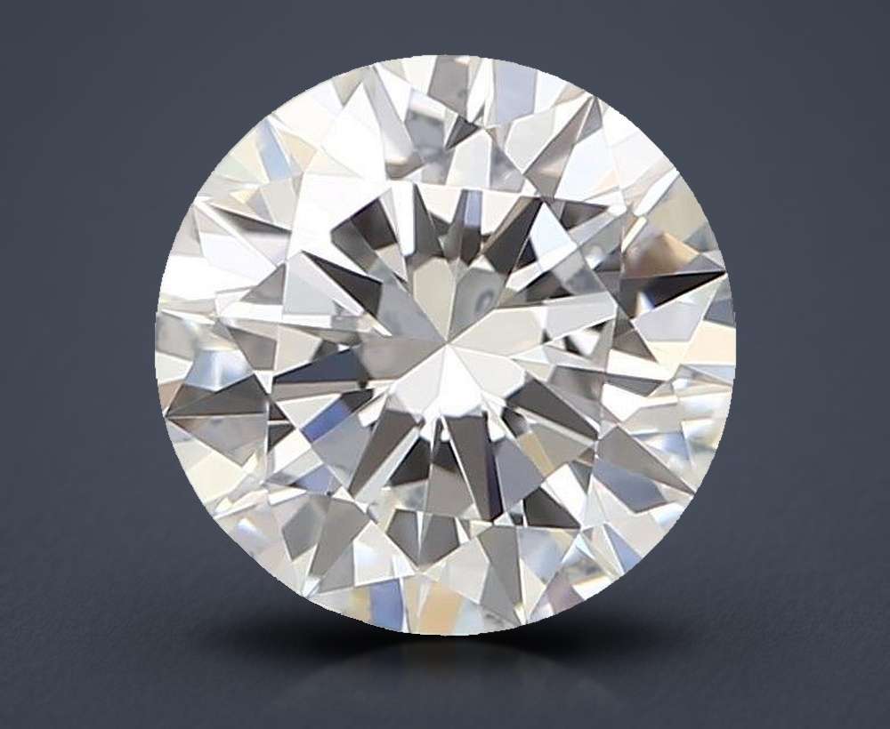 0.73ct E VVS1 Rare Carat Ideal Cut Round Diamond