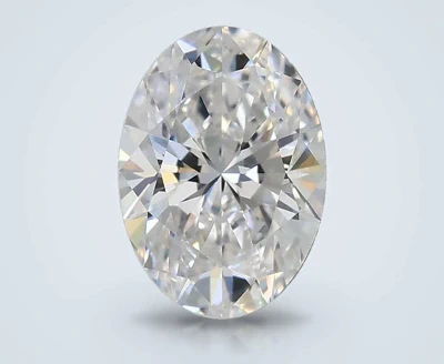 1.08ct D VVS2 Rare Carat Ideal Cut Oval Lab Grown Diamond