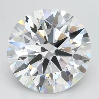 5.23ct D VVS1 Rare Carat Ideal Cut Round Lab Grown Diamond