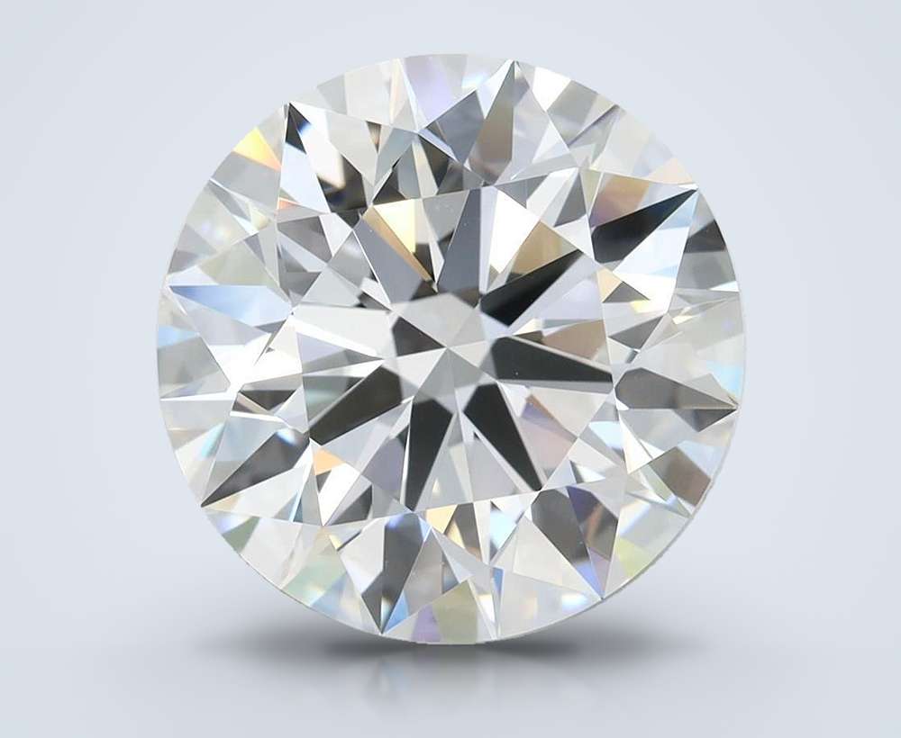 5.23ct D VVS1 Rare Carat Ideal Cut Round Lab Grown Diamond