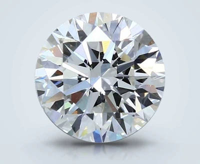 3.08ct E VS1 Rare Carat Ideal Cut Round Lab Grown Diamond