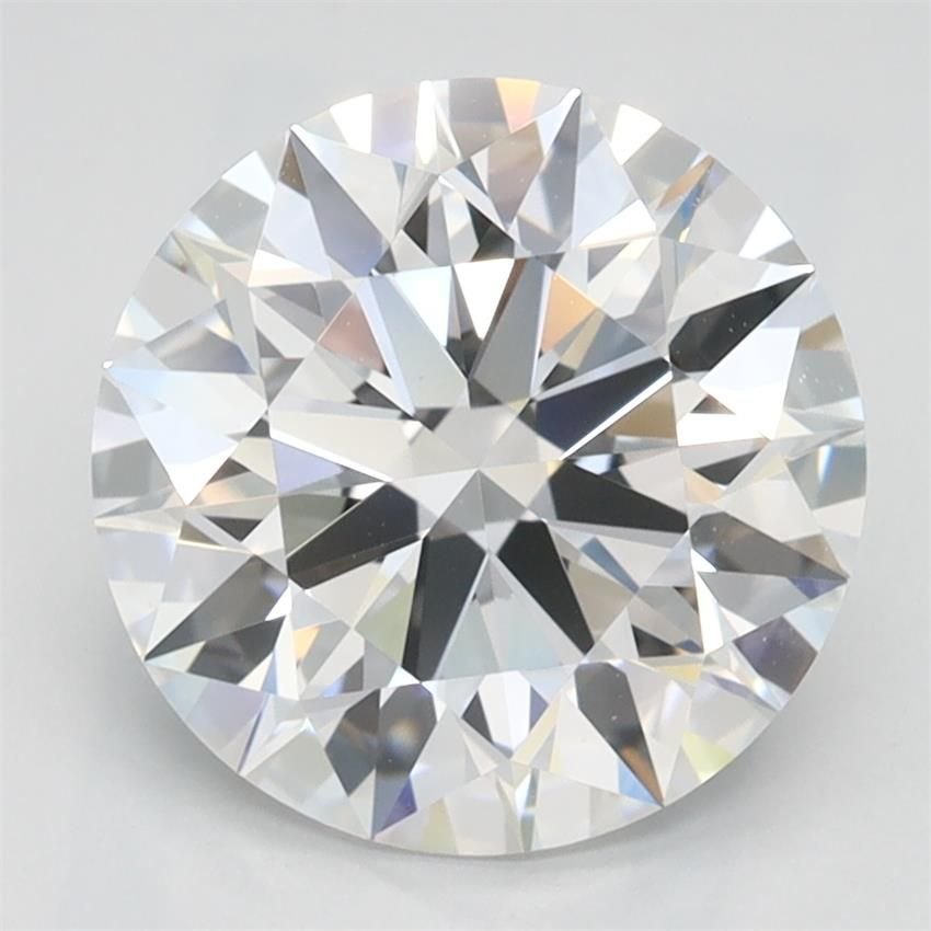 2.58ct D IF Rare Carat Ideal Cut Round Lab Grown Diamond