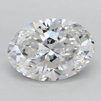 1.56ct D VVS2 Rare Carat Ideal Cut Oval Lab Grown Diamond