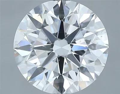 3.01ct D SI2 Rare Carat Ideal Cut Round Diamond