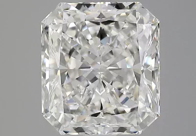 5.25ct H VS2 Rare Carat Ideal Cut Radiant Diamond
