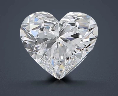 1.01ct D VS1 Rare Carat Ideal Cut Heart Diamond