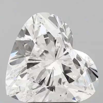 2.77ct E VVS1 Rare Carat Ideal Cut Heart Lab Grown Diamond