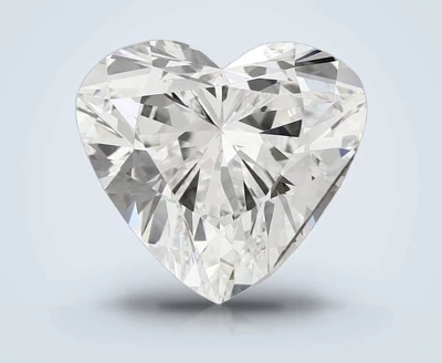 2.77ct E VVS1 Rare Carat Ideal Cut Heart Lab Grown Diamond
