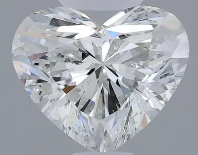 0.63ct H SI1 Rare Carat Ideal Cut Heart Diamond