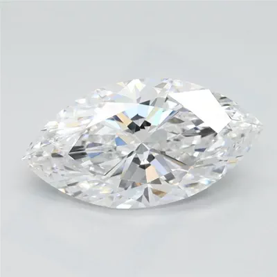 2.07ct D VVS1 Very Good Cut Marquise Lab Grown Diamond