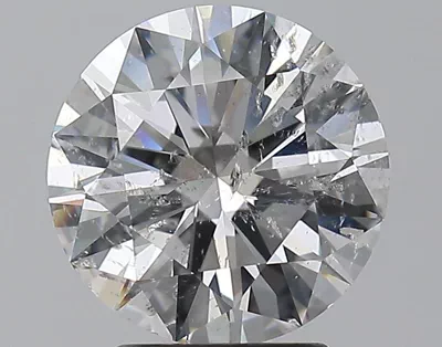 3.01ct F SI2 Rare Carat Ideal Cut Round Diamond