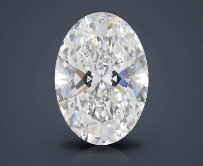 12.45ct E VS2 Rare Carat Ideal Cut Oval Lab Grown Diamond