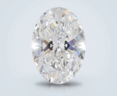 12.45ct E VS2 Rare Carat Ideal Cut Oval Lab Grown Diamond