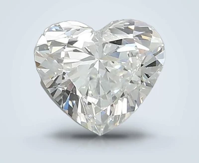 1.02ct E SI1 Rare Carat Ideal Cut Heart Lab Grown Diamond