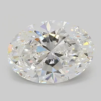 1.56ct D VS2 Rare Carat Ideal Cut Oval Lab Grown Diamond