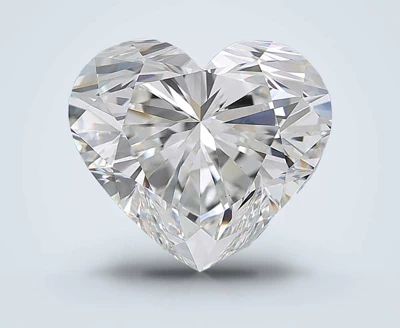 9.04ct G VS2 Rare Carat Ideal Cut Heart Diamond