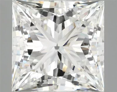7.54ct F VS1 Rare Carat Ideal Cut Princess Lab Grown Diamond