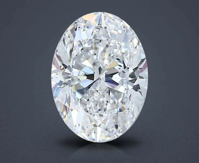 2.01ct D SI1 Rare Carat Ideal Cut Oval Diamond