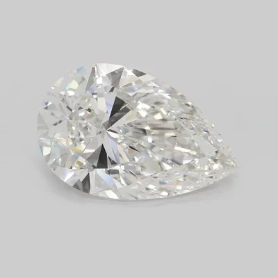 18.05ct F VS1 Rare Carat Ideal Cut Pear Lab Grown Diamond