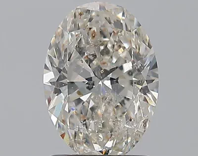 1.70ct H SI2 Rare Carat Ideal Cut Oval Diamond