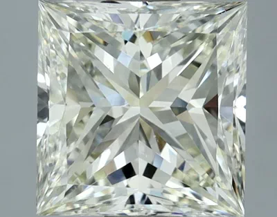 2.02ct K VS2 Rare Carat Ideal Cut Princess Diamond