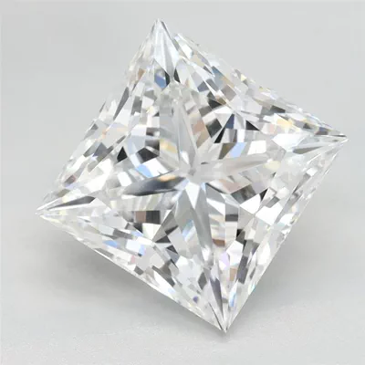 3.05ct D VVS2 Rare Carat Ideal Cut Princess Lab Grown Diamond