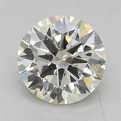 2.04ct J VS2 Excellent Cut Round Lab Grown Diamond