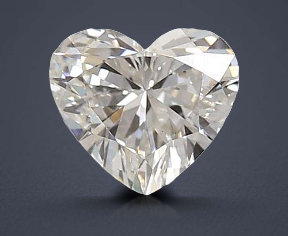 1.09ct F VS1 Excellent Cut Heart Lab Grown Diamond