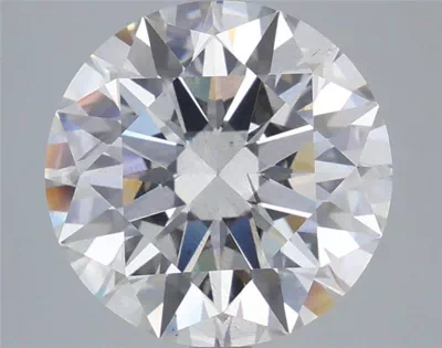 5.04ct F SI1 Rare Carat Ideal Cut Round Lab Grown Diamond