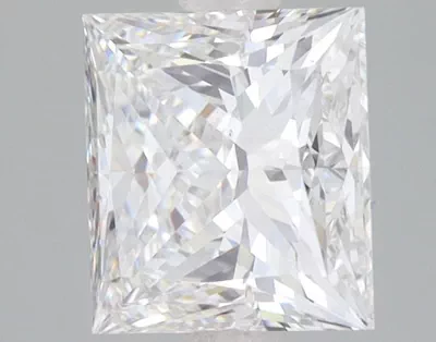 2.58ct E VS2 Rare Carat Ideal Cut Princess Lab Grown Diamond
