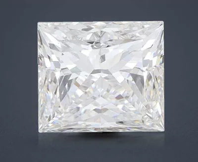 2.58ct E VS2 Rare Carat Ideal Cut Princess Lab Grown Diamond