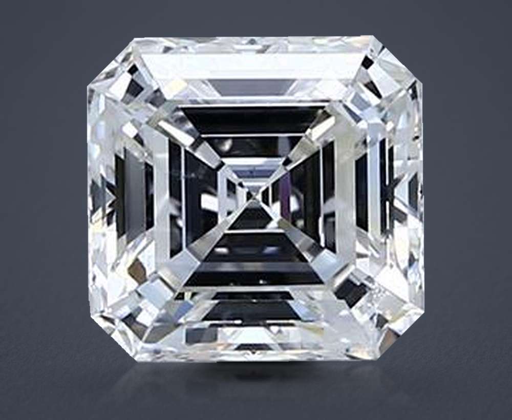 1.80ct H VS2 Rare Carat Ideal Cut Asscher Diamond
