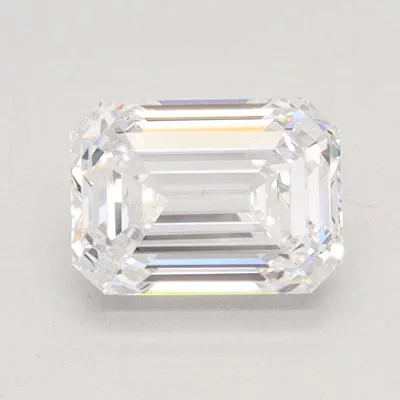 1.02ct D VVS2 Rare Carat Ideal Cut Emerald Lab Grown Diamond