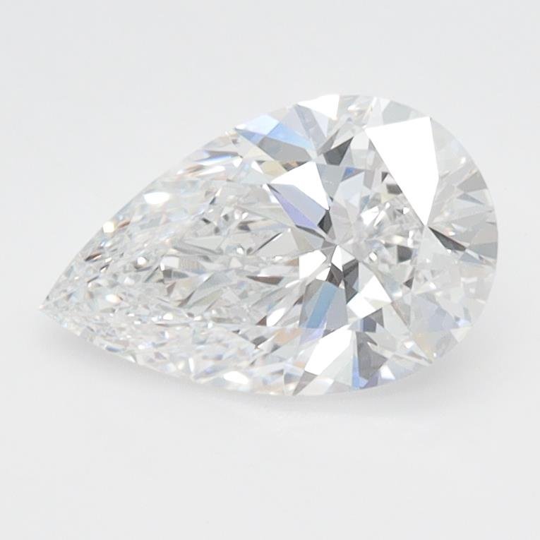 1.09ct D VVS1 Rare Carat Ideal Cut Pear Lab Grown Diamond
