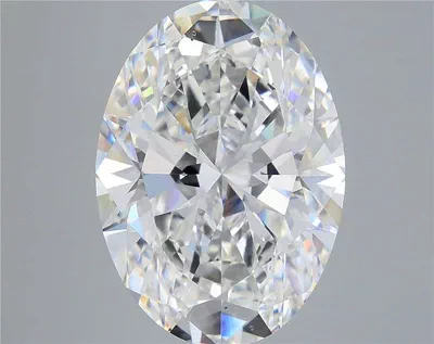 10.06ct F VS2 Rare Carat Ideal Cut Oval Lab Grown Diamond
