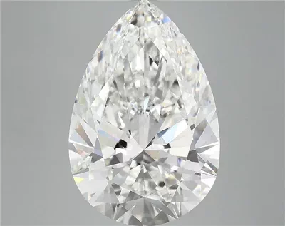 10.33ct F VVS2 Rare Carat Ideal Cut Pear Lab Grown Diamond