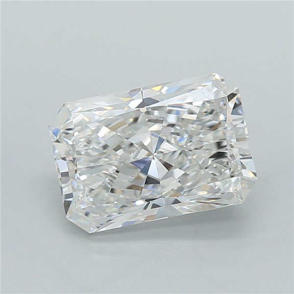 3.04ct F VS1 Rare Carat Ideal Cut Radiant Lab Grown Diamond