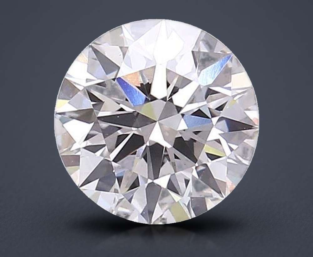 2.10ct F VVS2 Rare Carat Ideal Cut Round Lab Grown Diamond