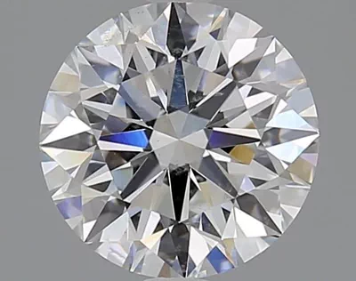 2.02ct E SI2 Rare Carat Ideal Cut Round Diamond
