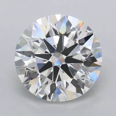 2.38ct E FL Rare Carat Ideal Cut Round Lab Grown Diamond