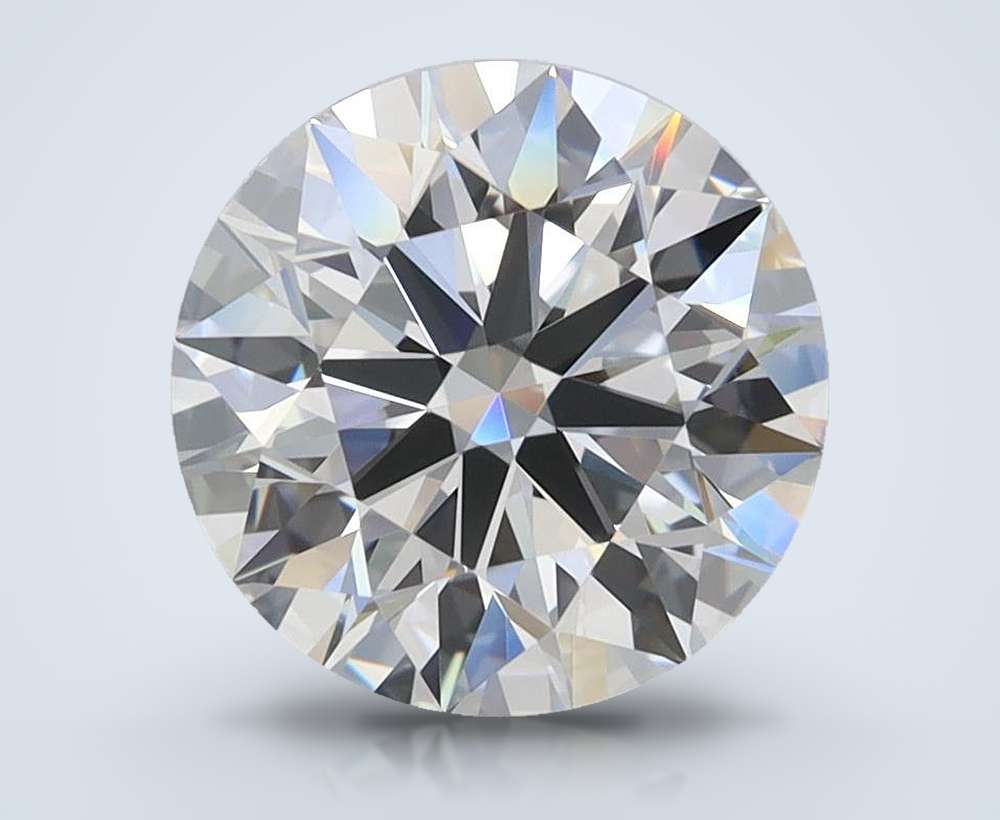 2.38ct E FL Rare Carat Ideal Cut Round Lab Grown Diamond