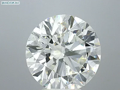 6.88ct H SI2 Very Good Cut Round Diamond