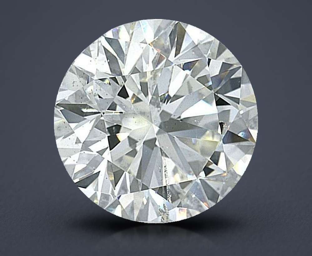 6.88ct H SI2 Very Good Cut Round Diamond