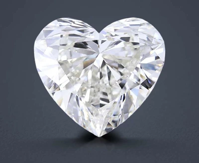 20.02ct H VS2 Rare Carat Ideal Cut Heart Lab Grown Diamond
