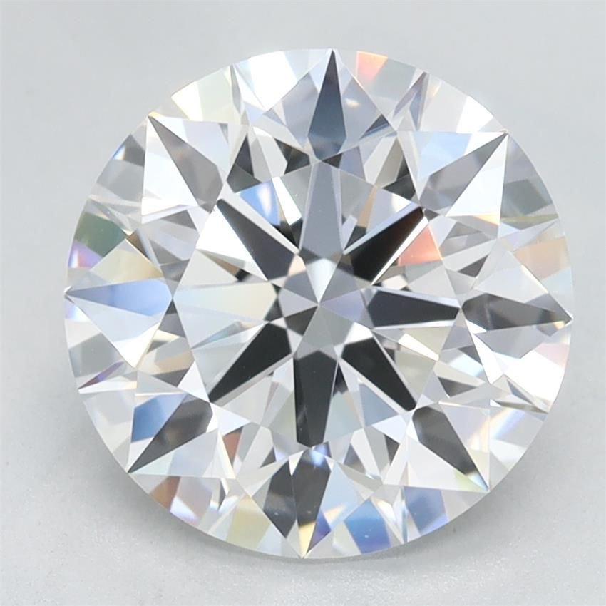 2.69ct D VVS1 Rare Carat Ideal Cut Round Lab Grown Diamond
