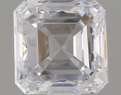 1.00ct F SI1 Very Good Cut Asscher Lab Grown Diamond