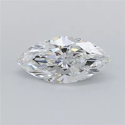 1.51ct D VVS2 Rare Carat Ideal Cut Marquise Lab Grown Diamond